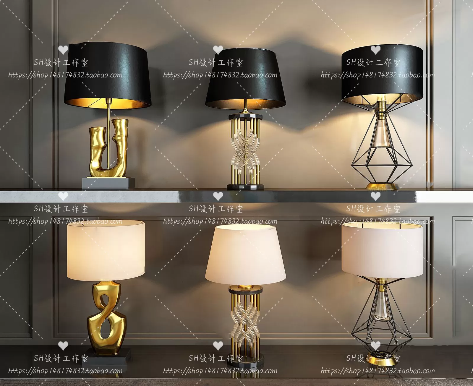 Table Lamps – 3D Models – 0057
