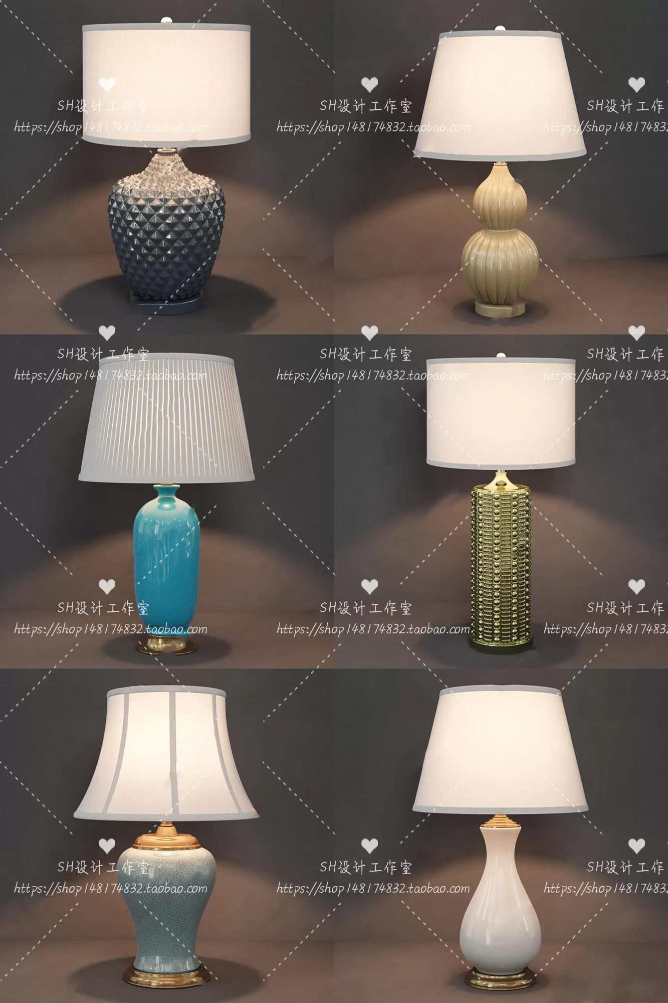 Table Lamps – 3D Models – 0059