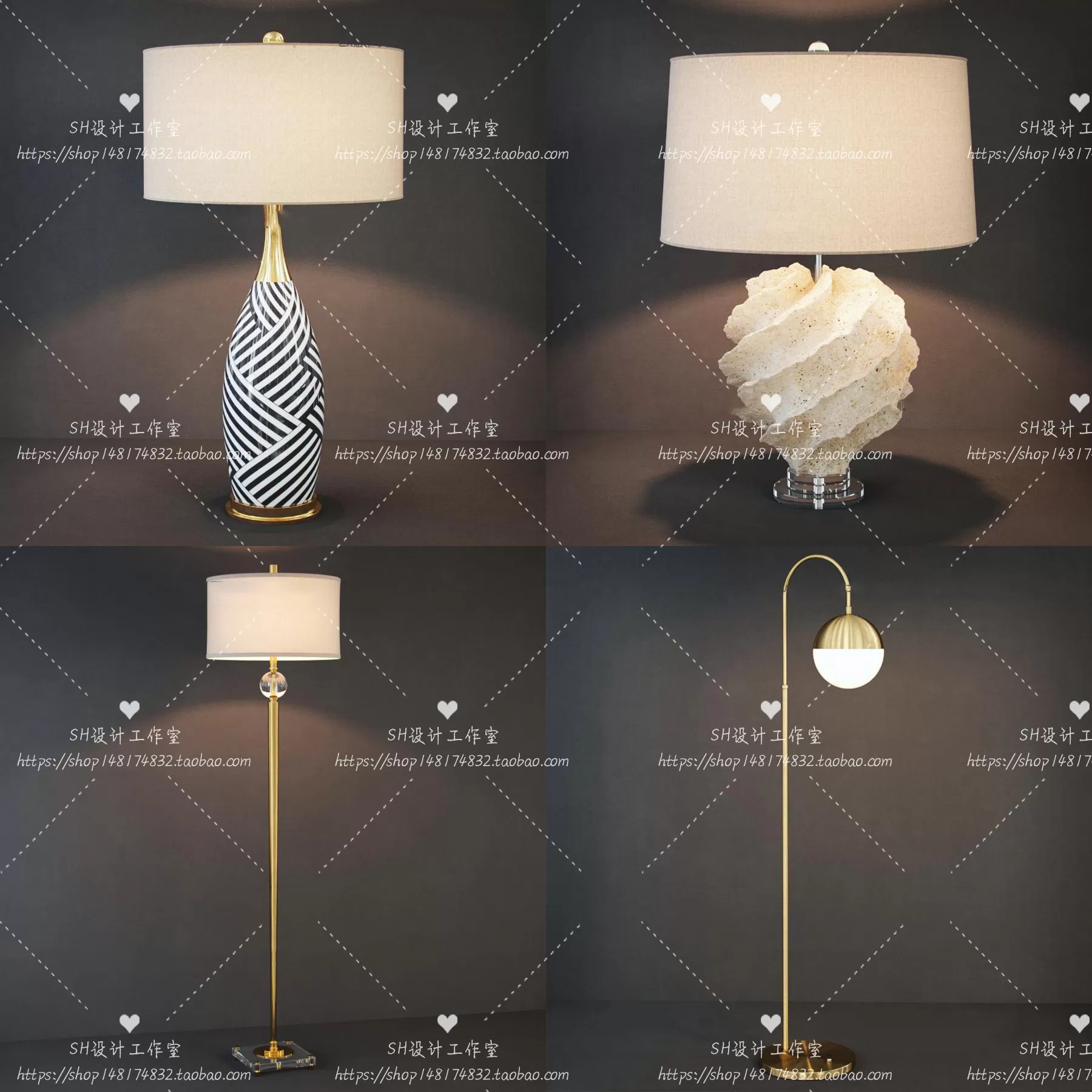 Table Lamps – 3D Models – 0060
