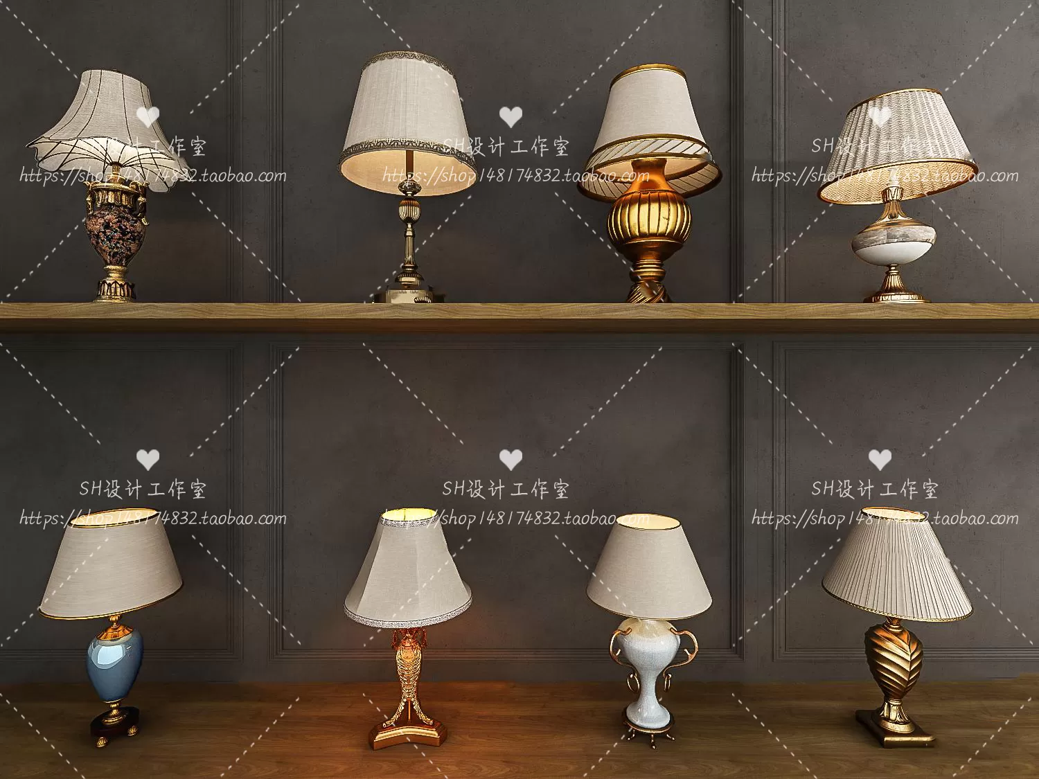 Table Lamps – 3D Models – 0062