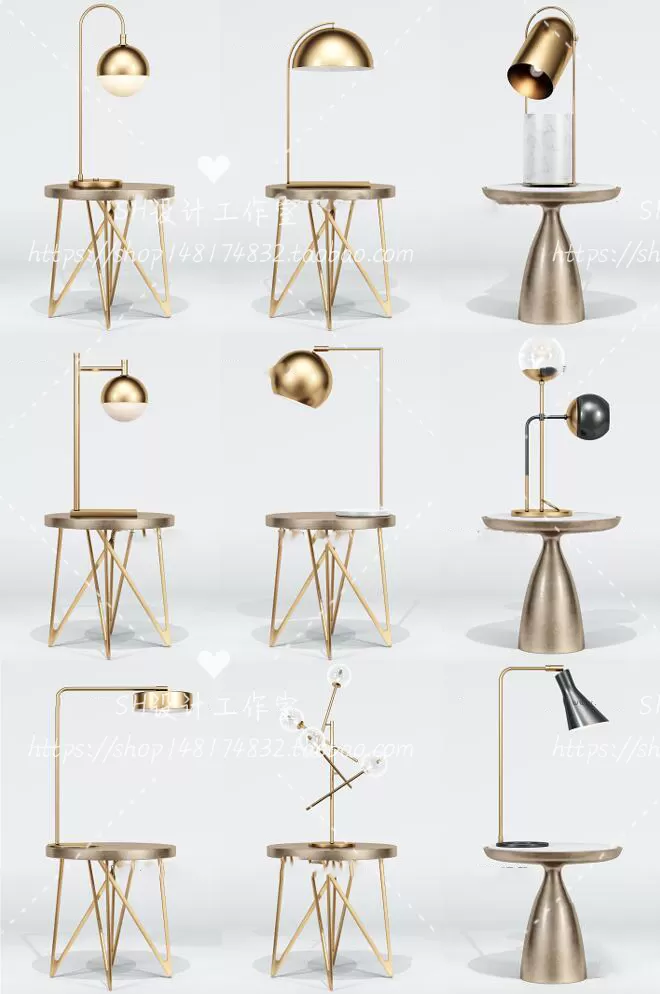 Table Lamps – 3D Models – 0073