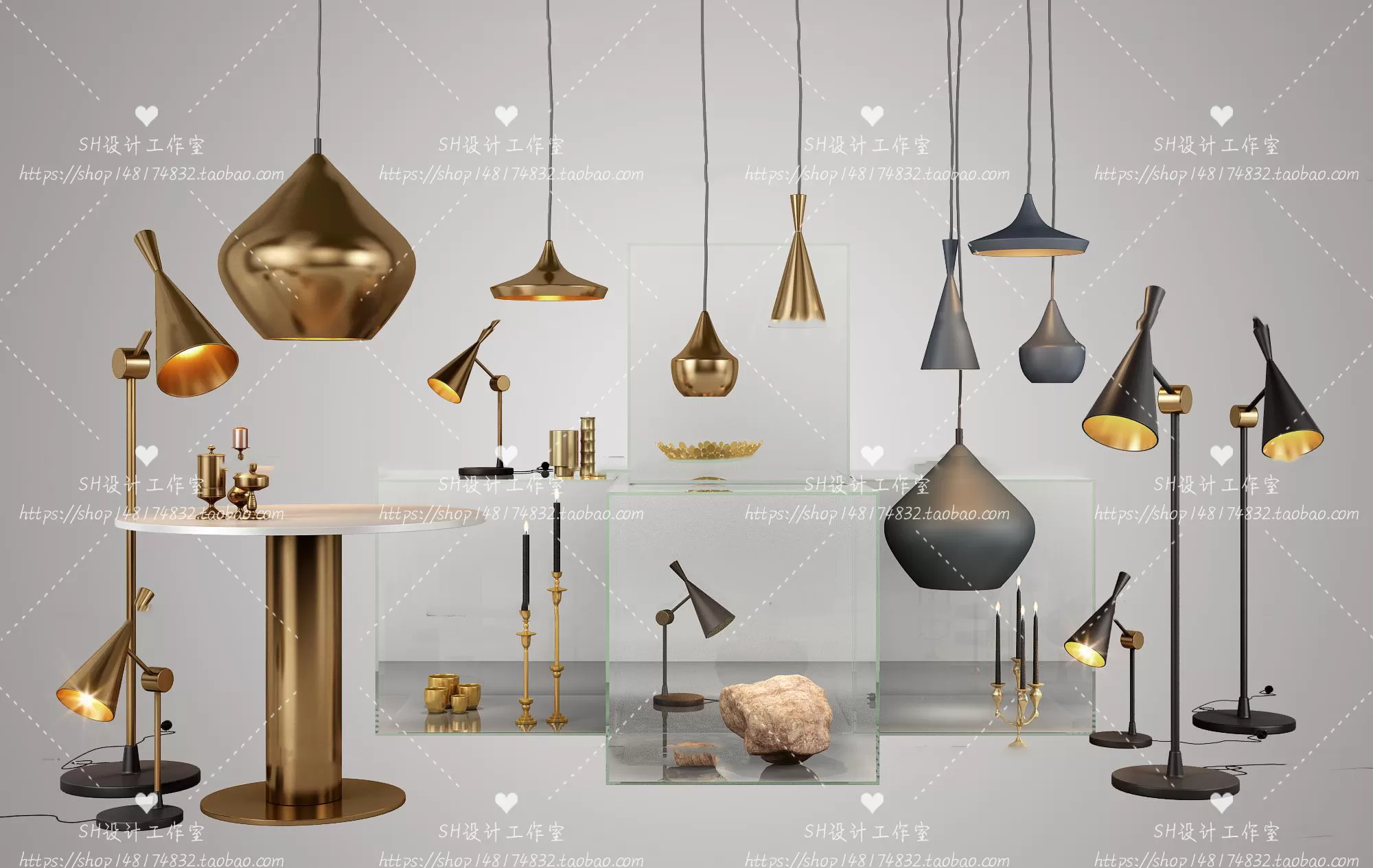 Table Lamps – 3D Models – 0076