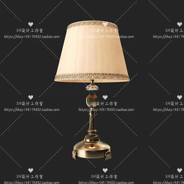 Table Lamps 3D Models 0097 3DSKY Decor Helper