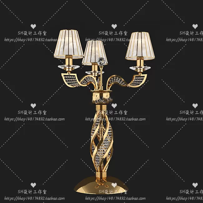 Table Lamps – 3D Models – 0099