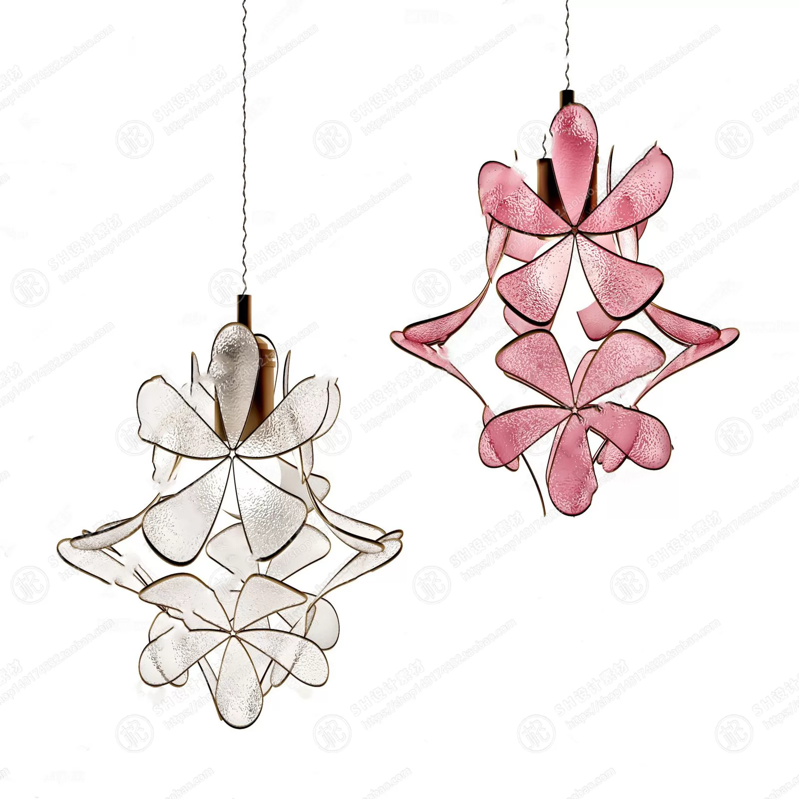 Chandelier Ceiling and Wall Lamp – 3D Models – 0027