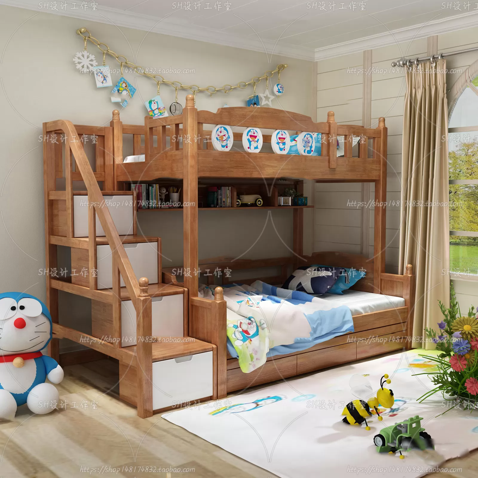 Childrens Bed – 3D Models – 0008