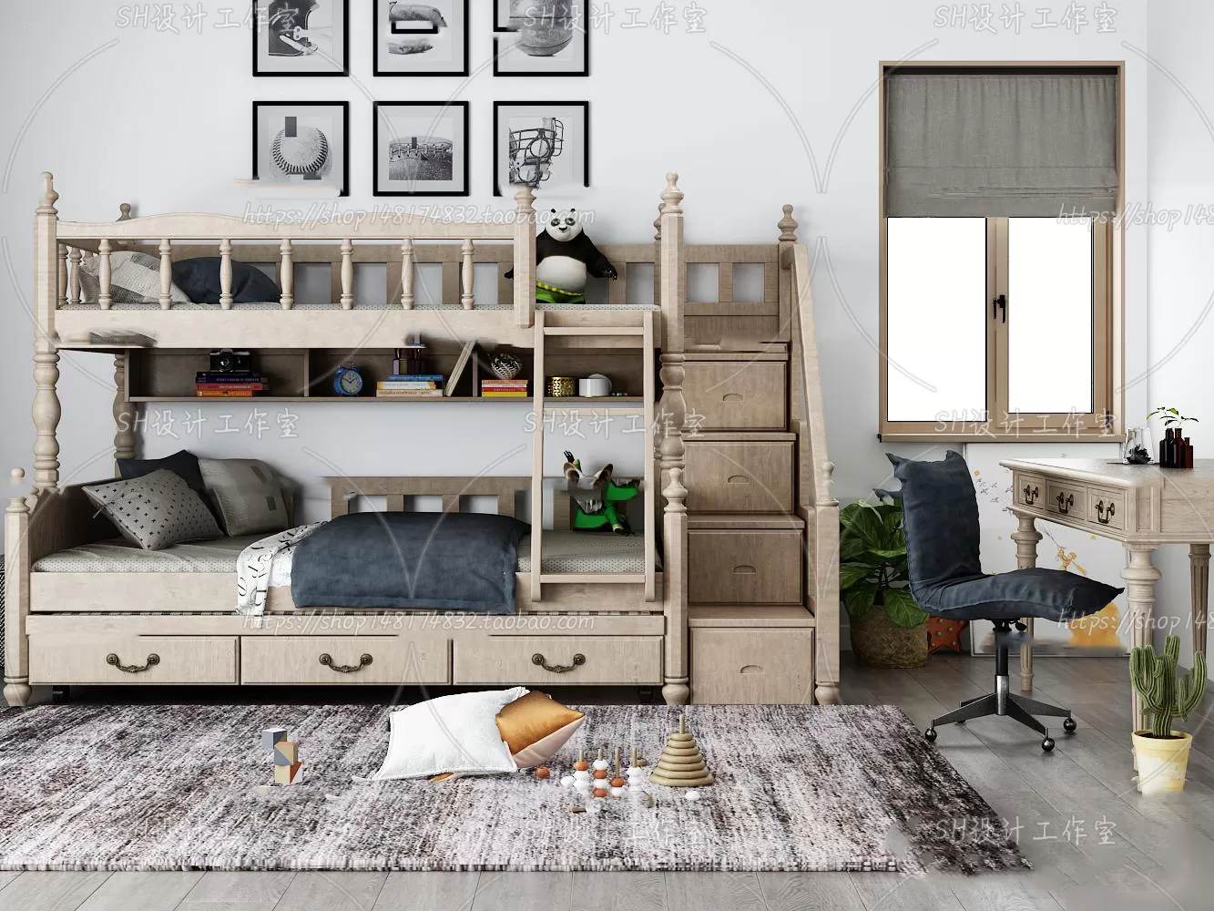 Childrens Bed – 3D Models – 0010