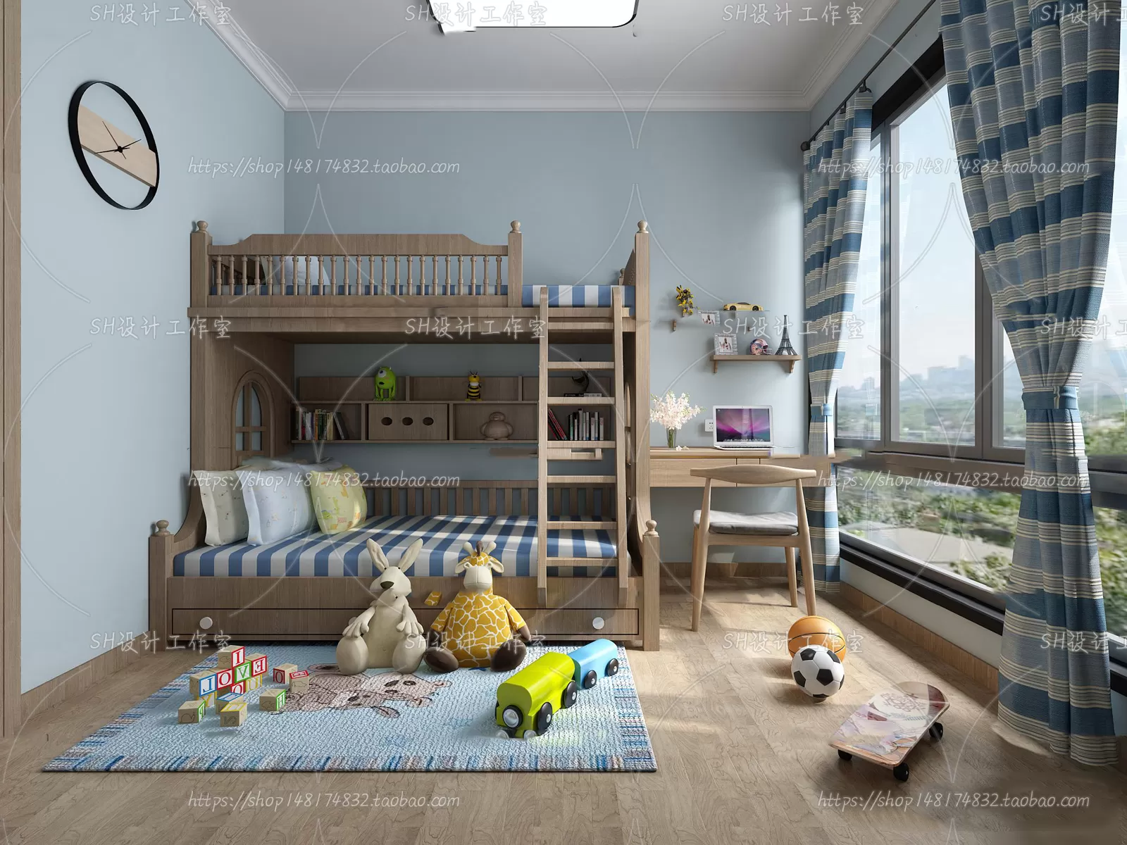 Childrens Bed – 3D Models – 0024