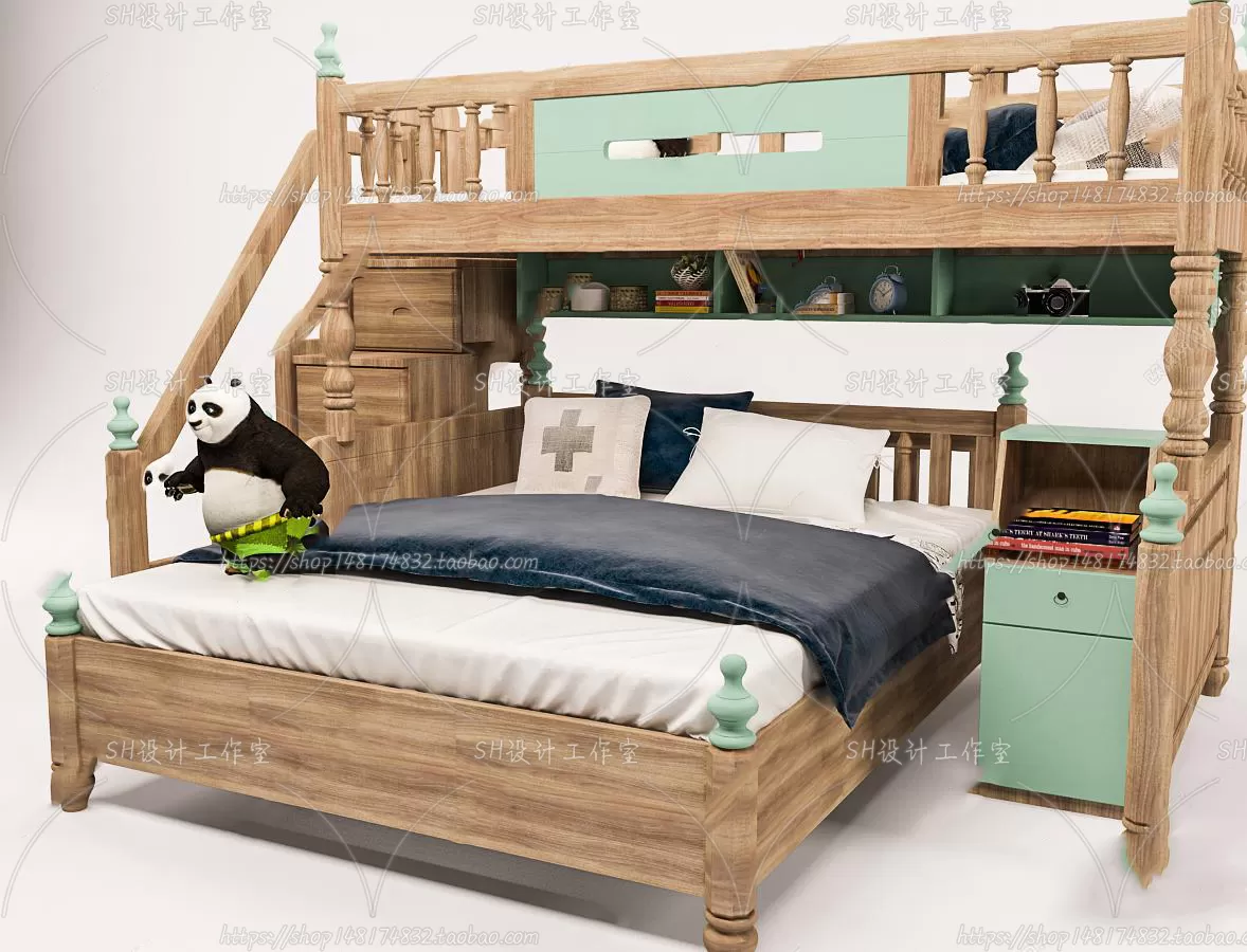 Childrens Bed – 3D Models – 0038