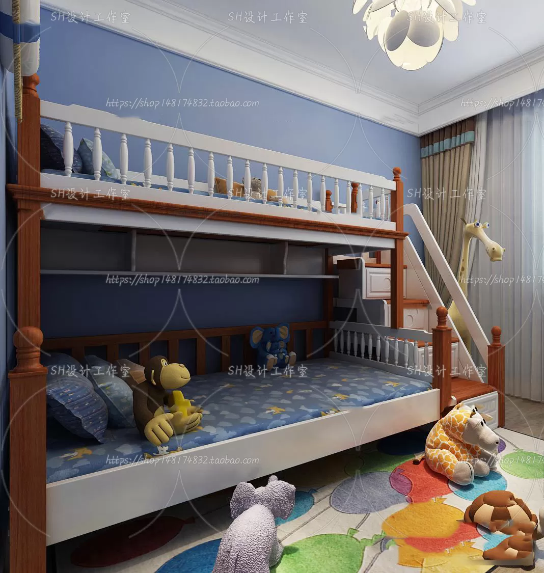 Childrens Bed – 3D Models – 0049