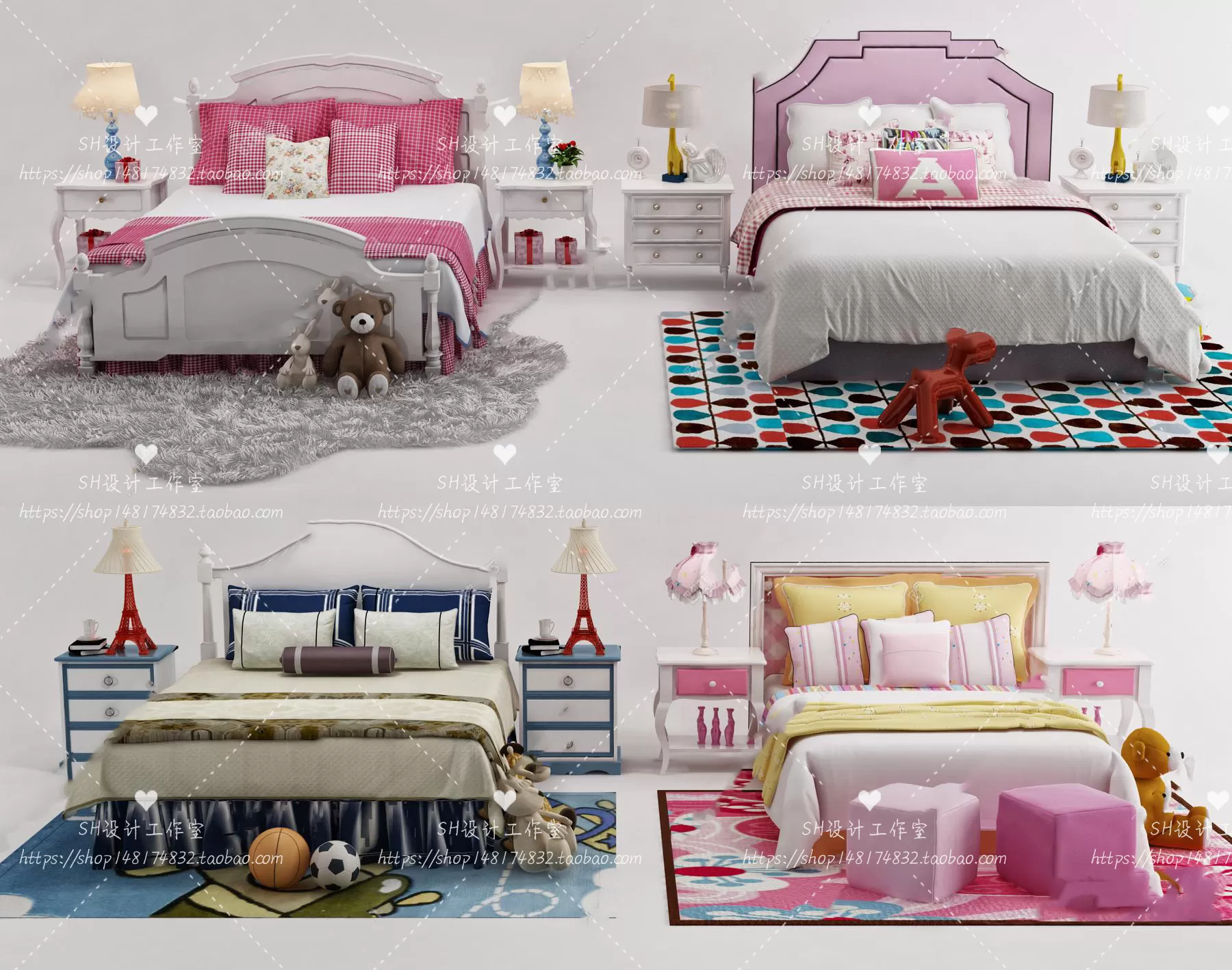 Childrens Room – 3D Models – 0002