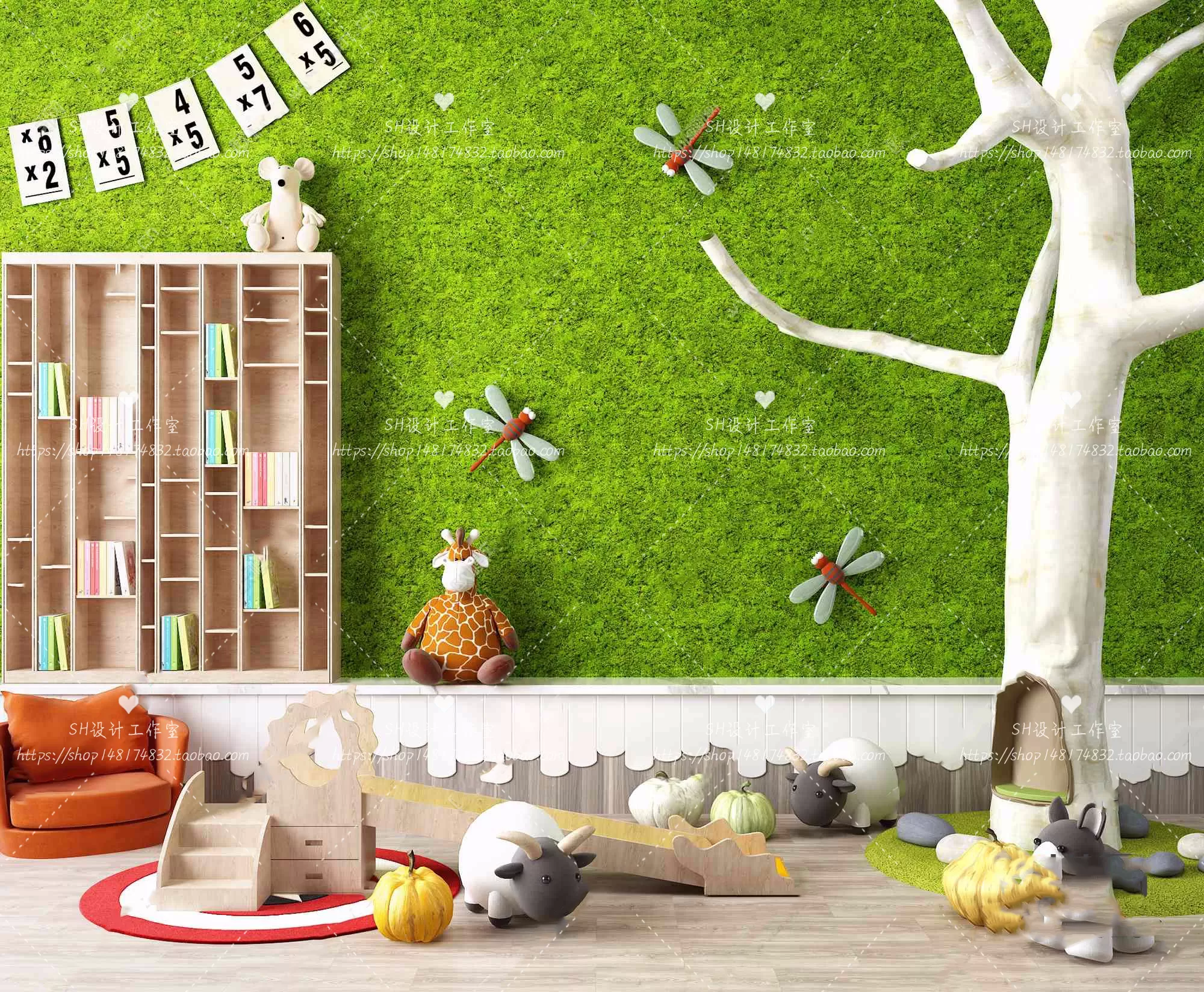 Childrens Room – 3D Models – 0010