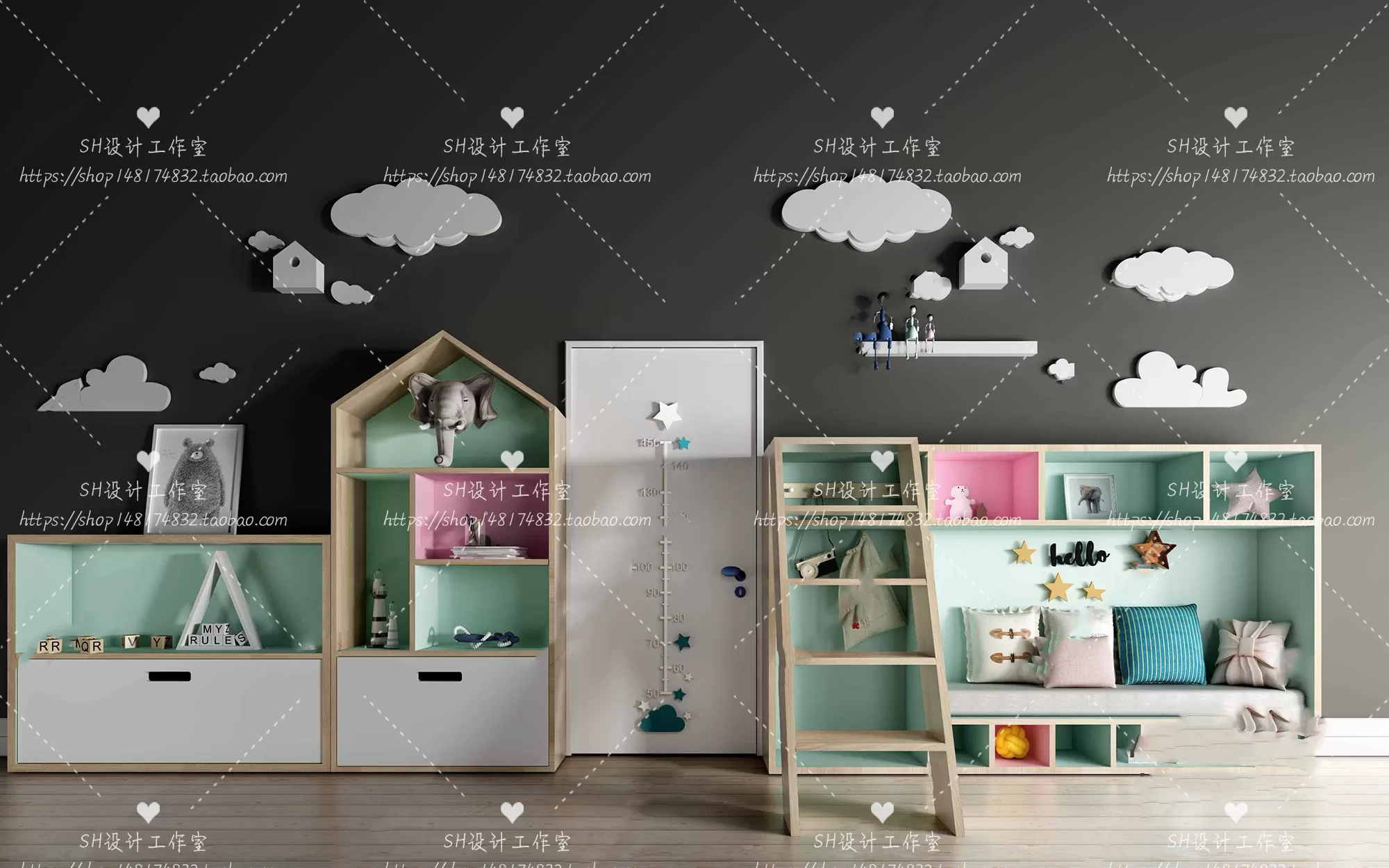 Childrens Room – 3D Models – 0014