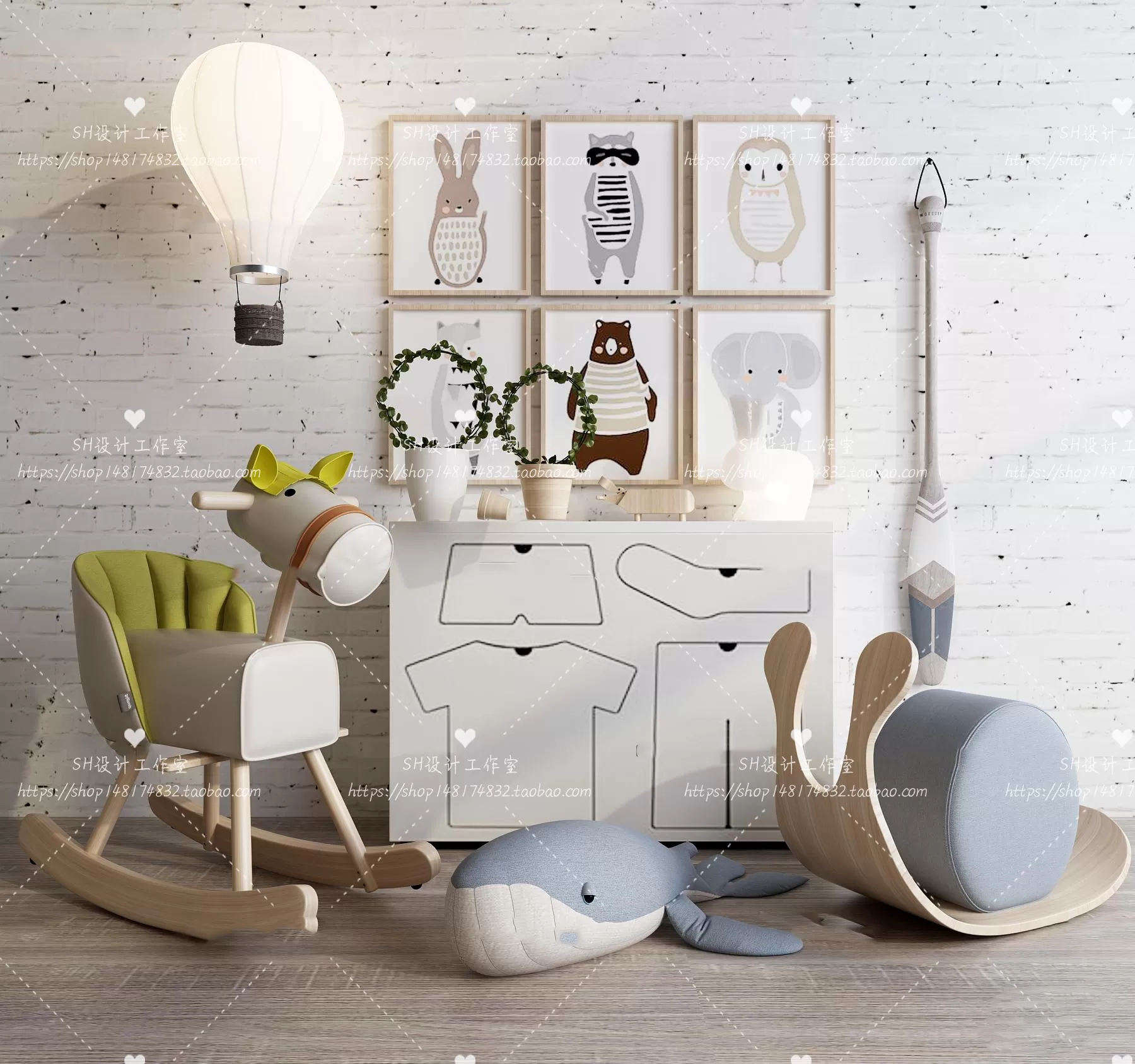 Childrens Room – 3D Models – 0016