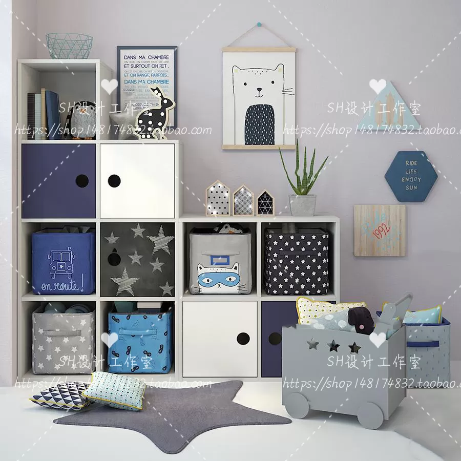 Childrens Room – 3D Models – 0018