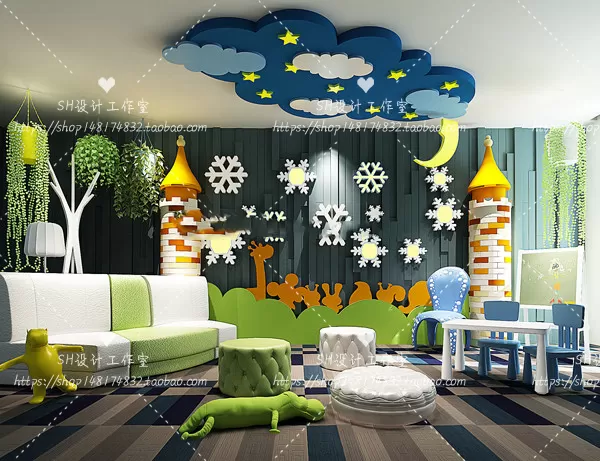 Childrens Room – 3D Models – 0024