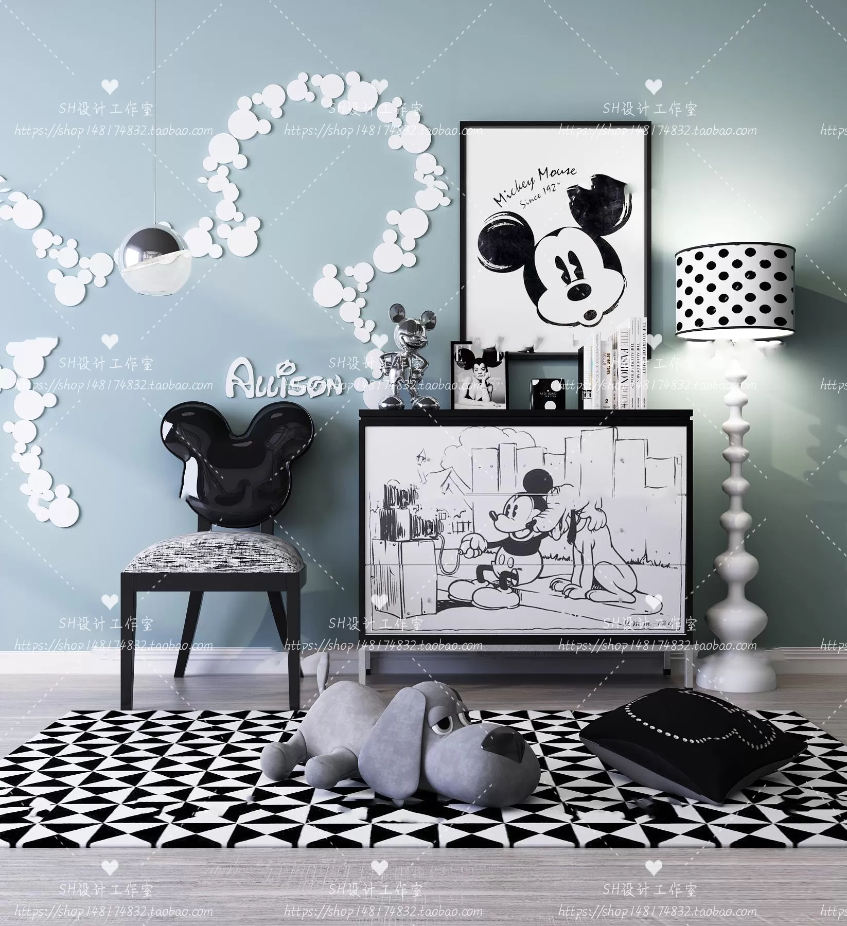 Childrens Room – 3D Models – 0026