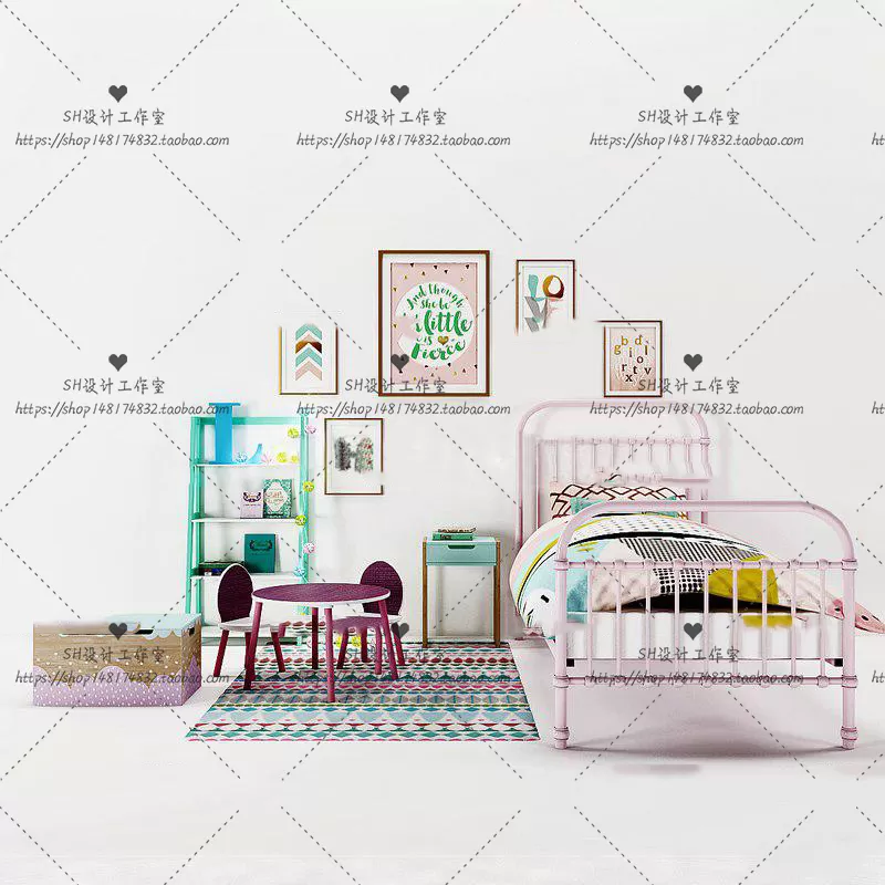 Childrens Room – 3D Models – 0028