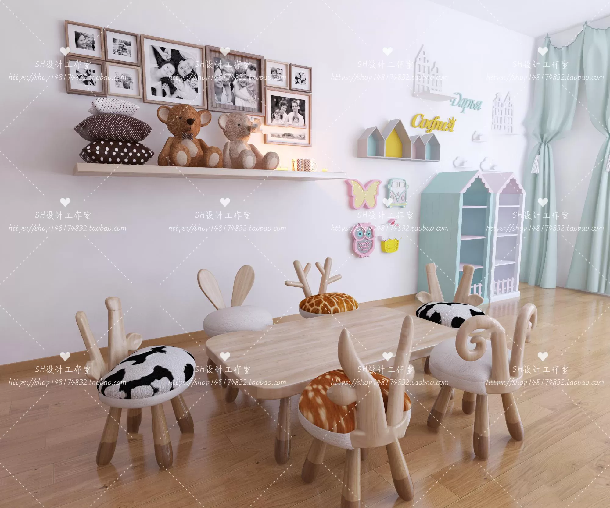Childrens Room – 3D Models – 0029