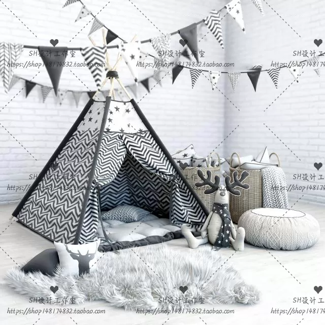 Childrens Room – 3D Models – 0031