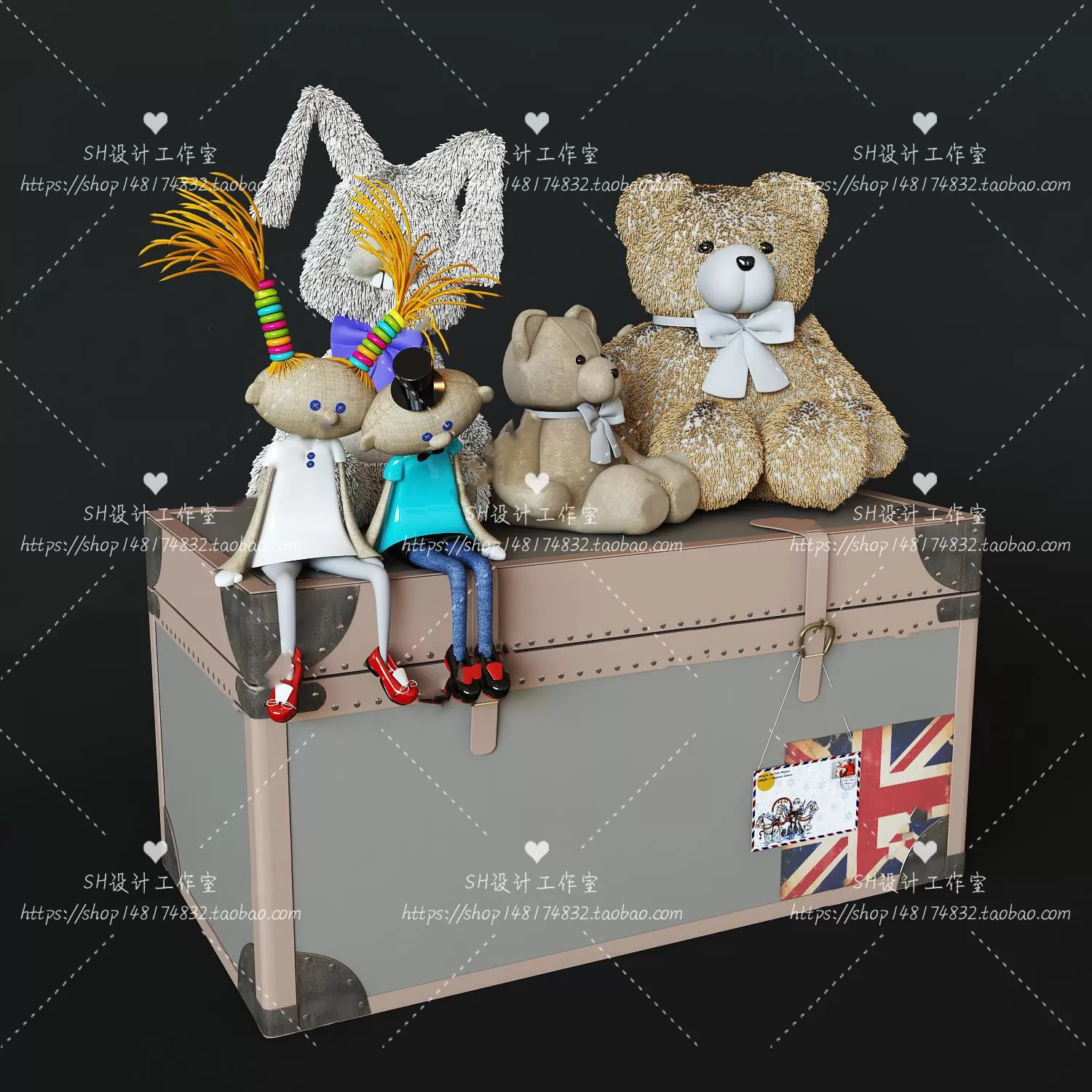 Childrens Room – 3D Models – 0038