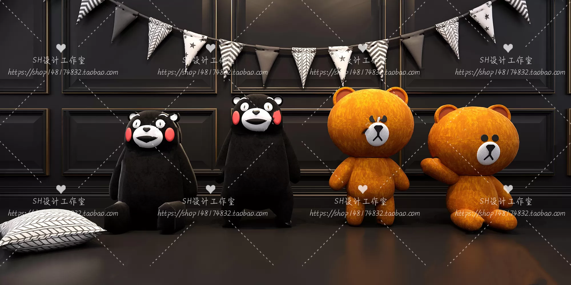 Childrens Room – 3D Models – 0041