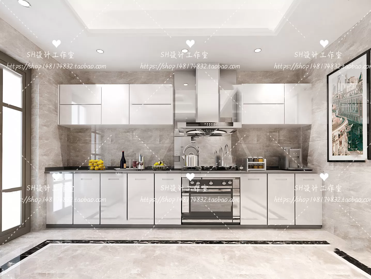 Kitchen Cabinets – 3D Models – 0005