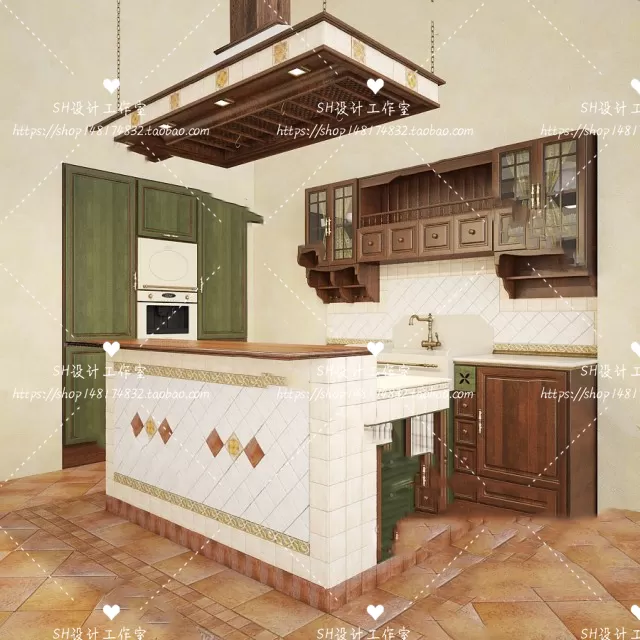 Kitchen Cabinets – 3D Models – 0065