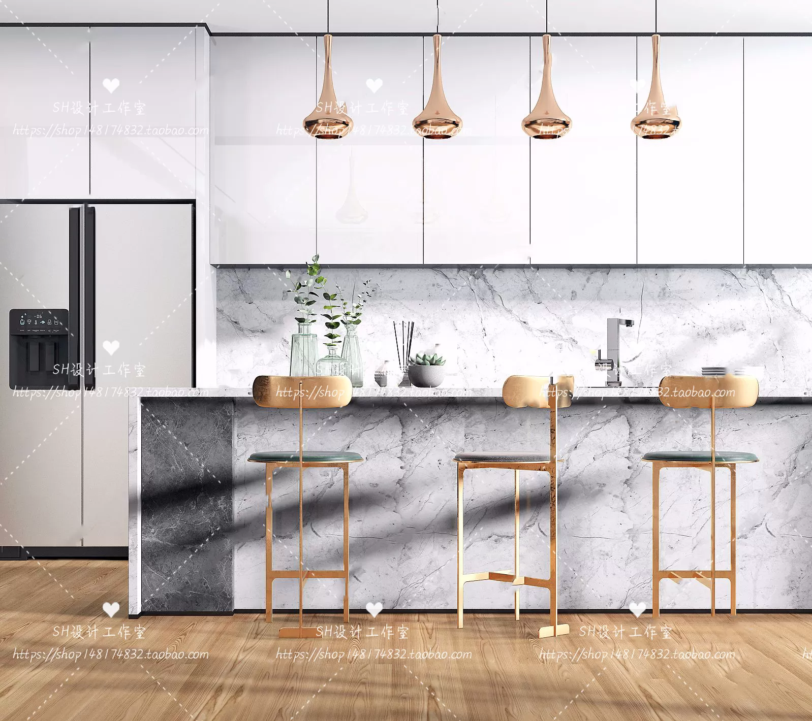 Kitchen Counters – 3D Models – 0002