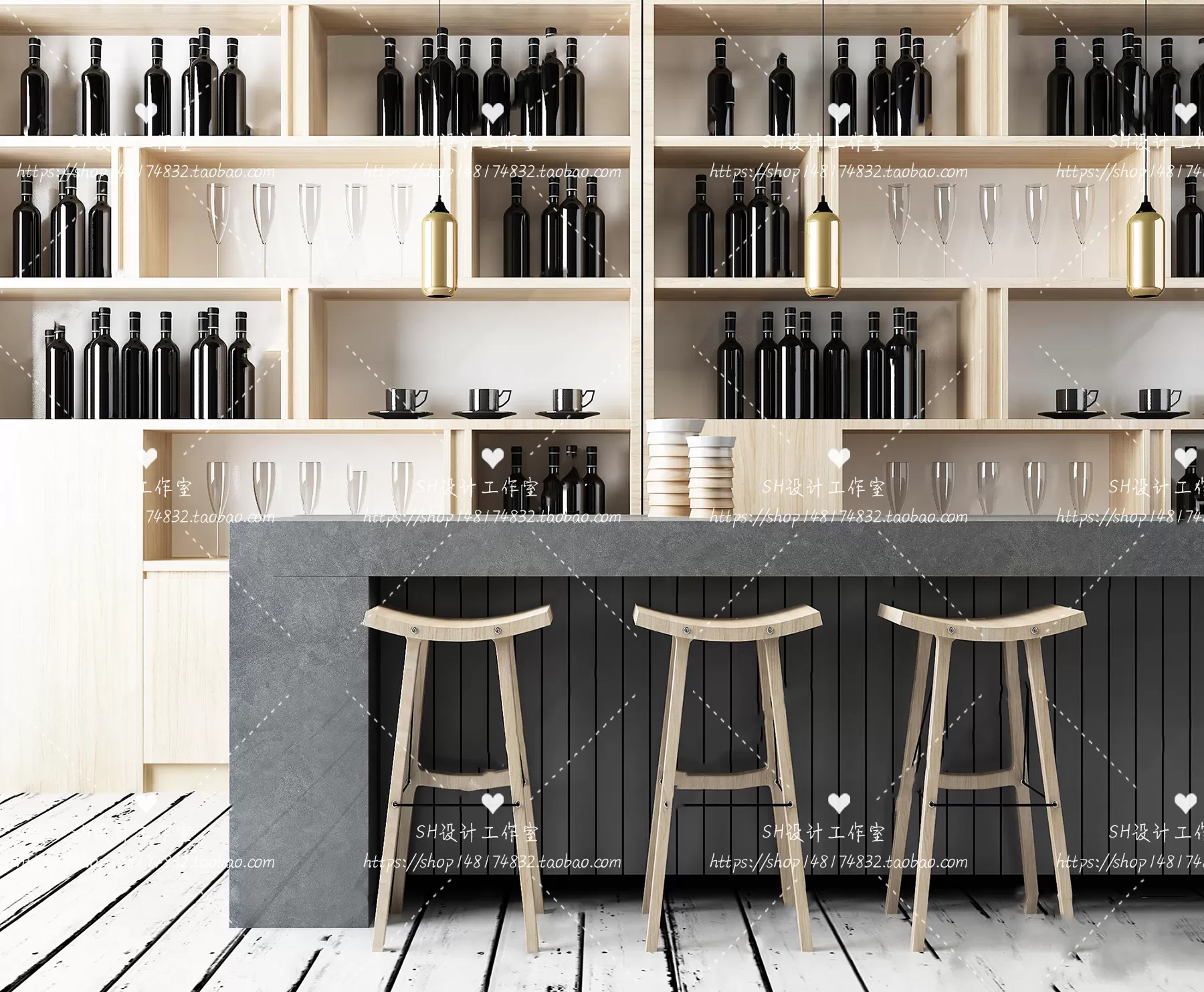 Kitchen Counters – 3D Models – 0006