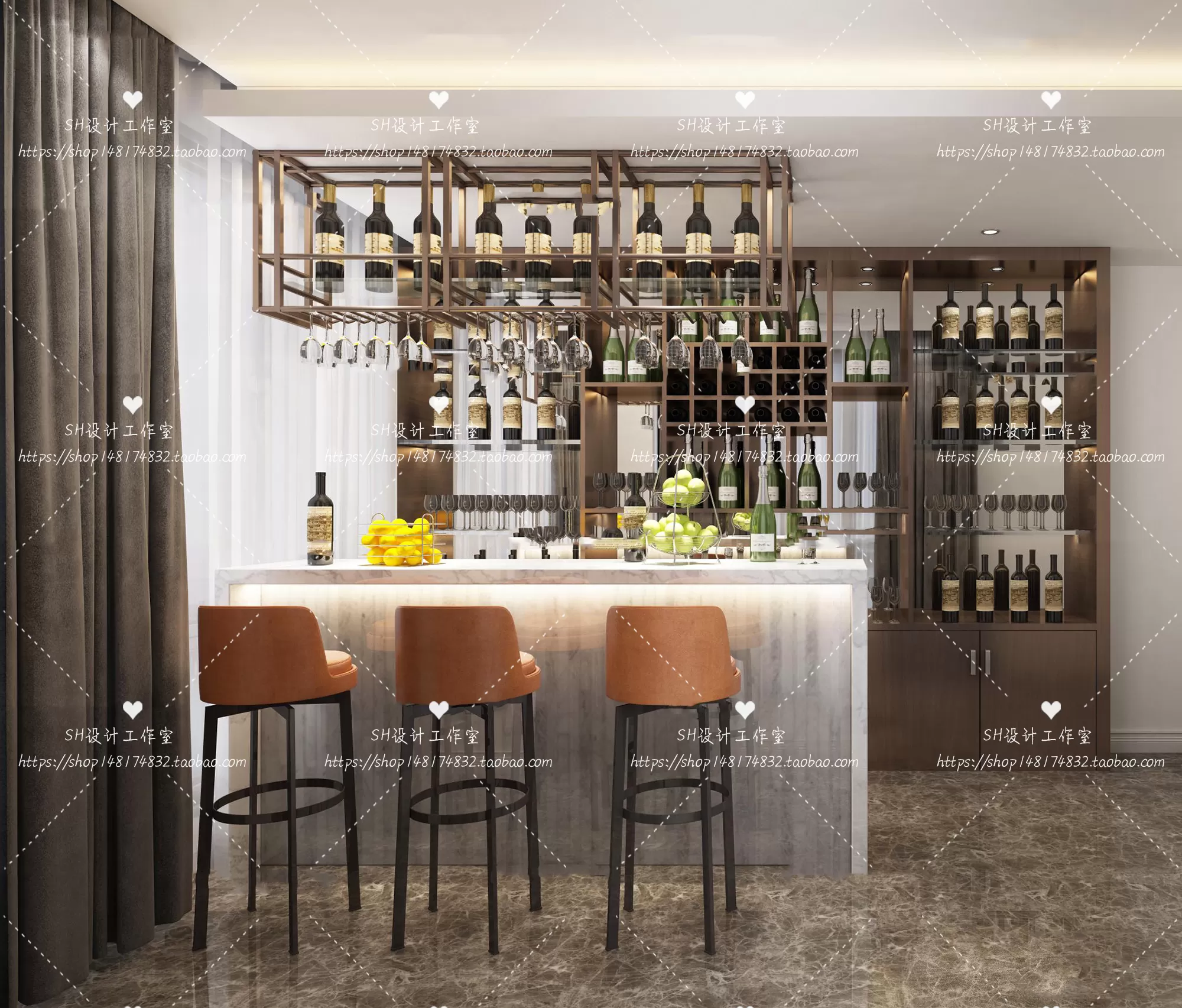 Kitchen Counters – 3D Models – 0014