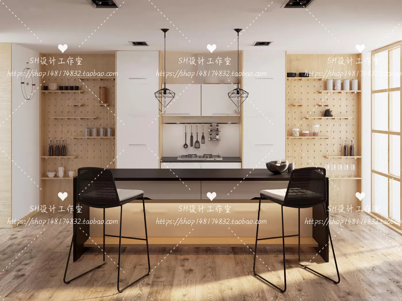 Kitchen Counters – 3D Models – 0015