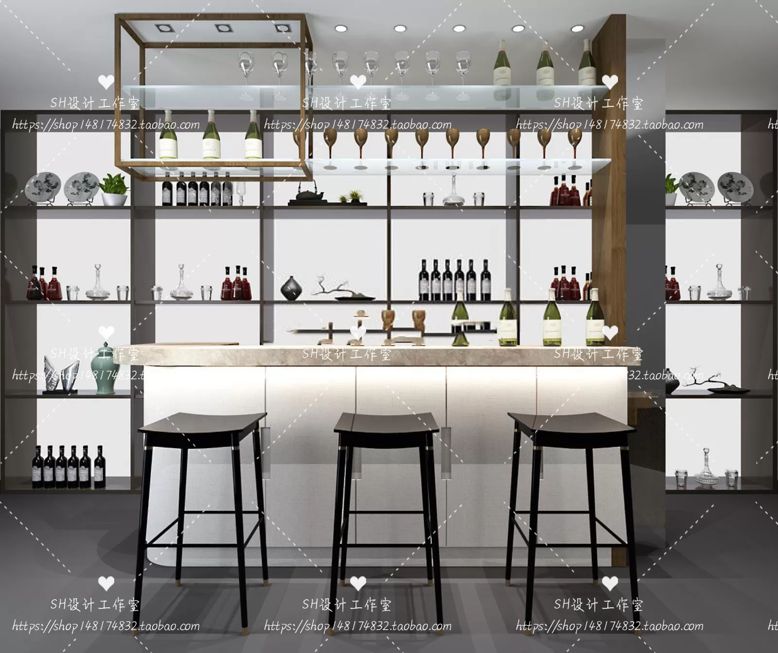 Kitchen Counters – 3D Models – 0016