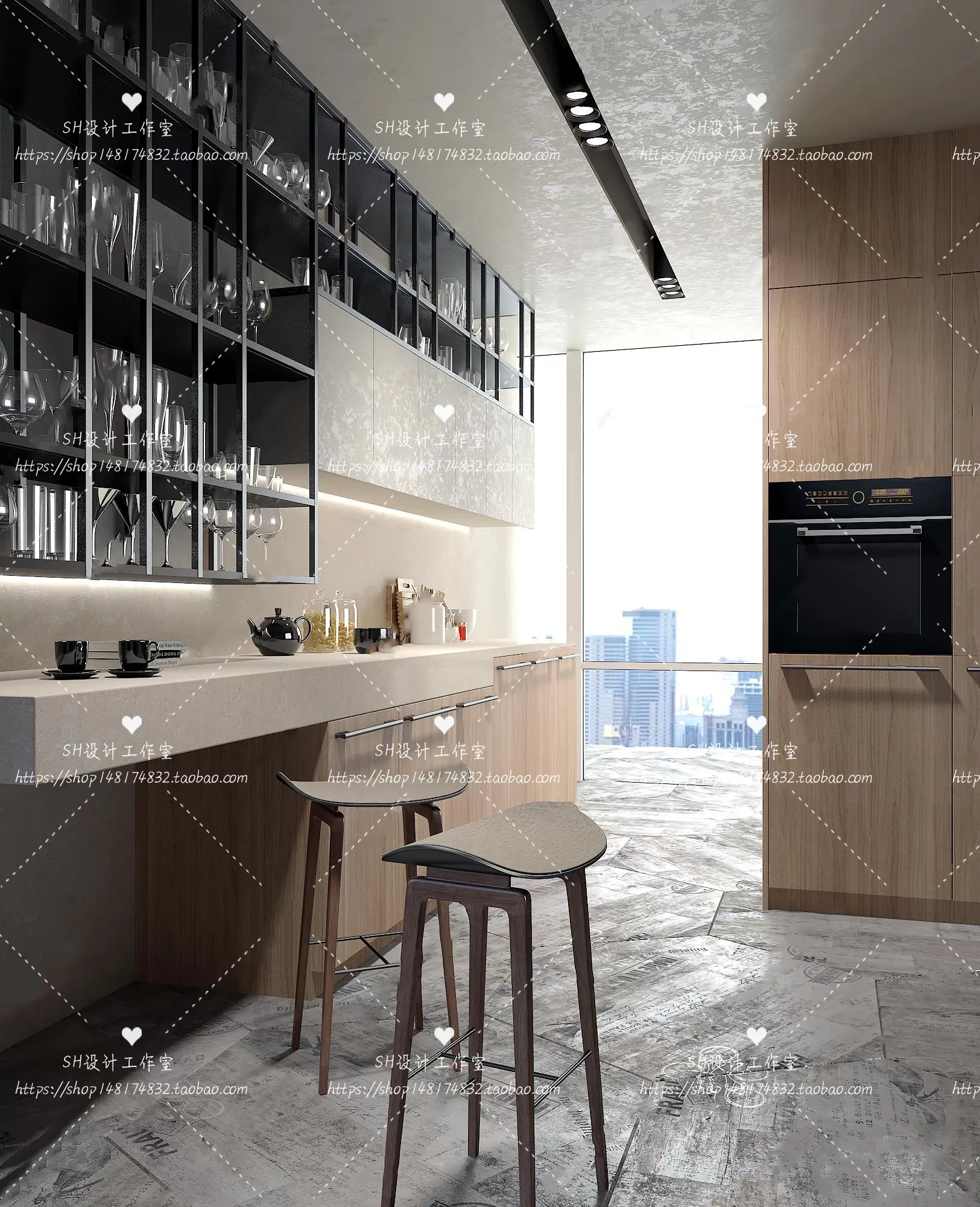 Kitchen Counters – 3D Models – 0018