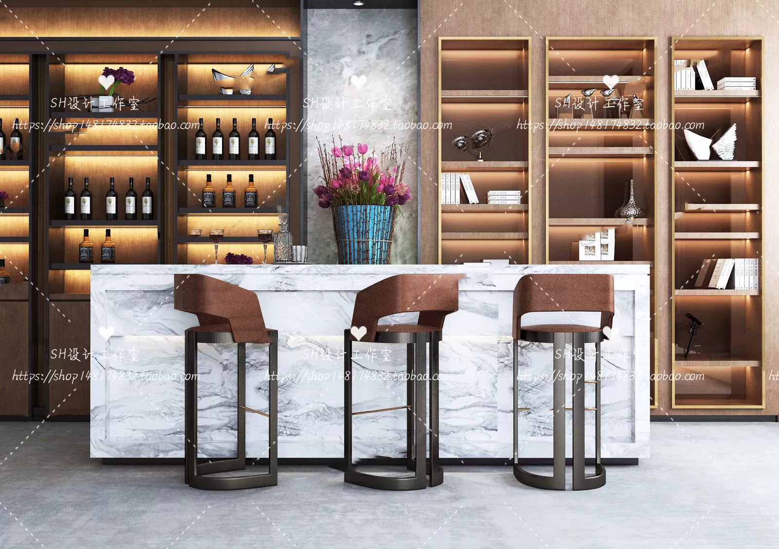 Kitchen Counters – 3D Models – 0030