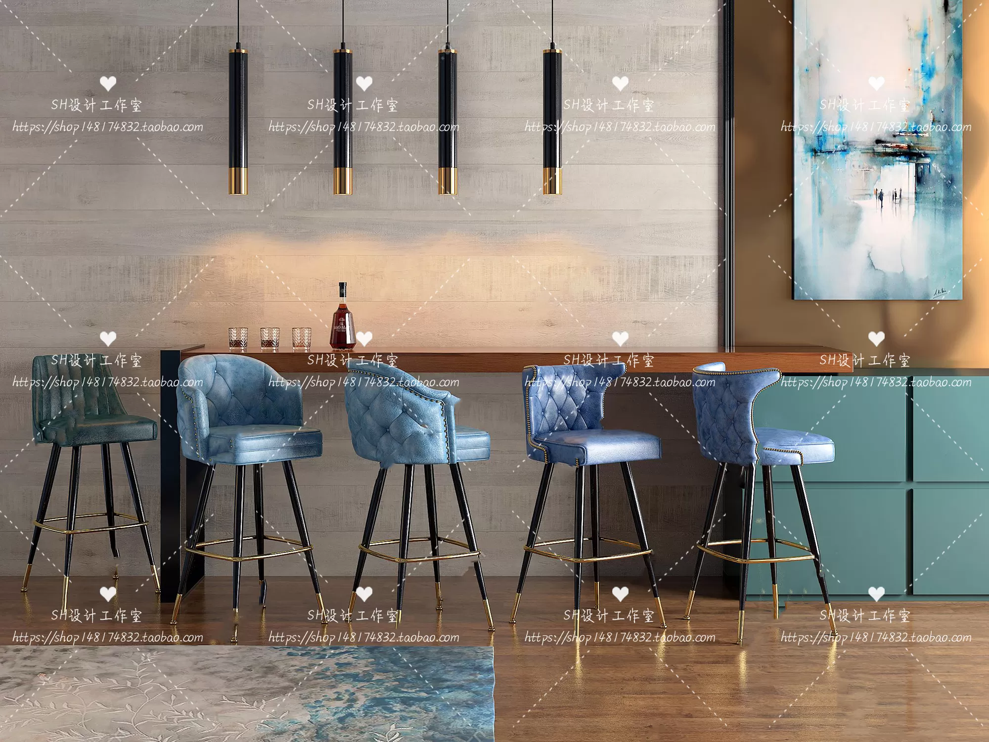 Kitchen Counters – 3D Models – 0032