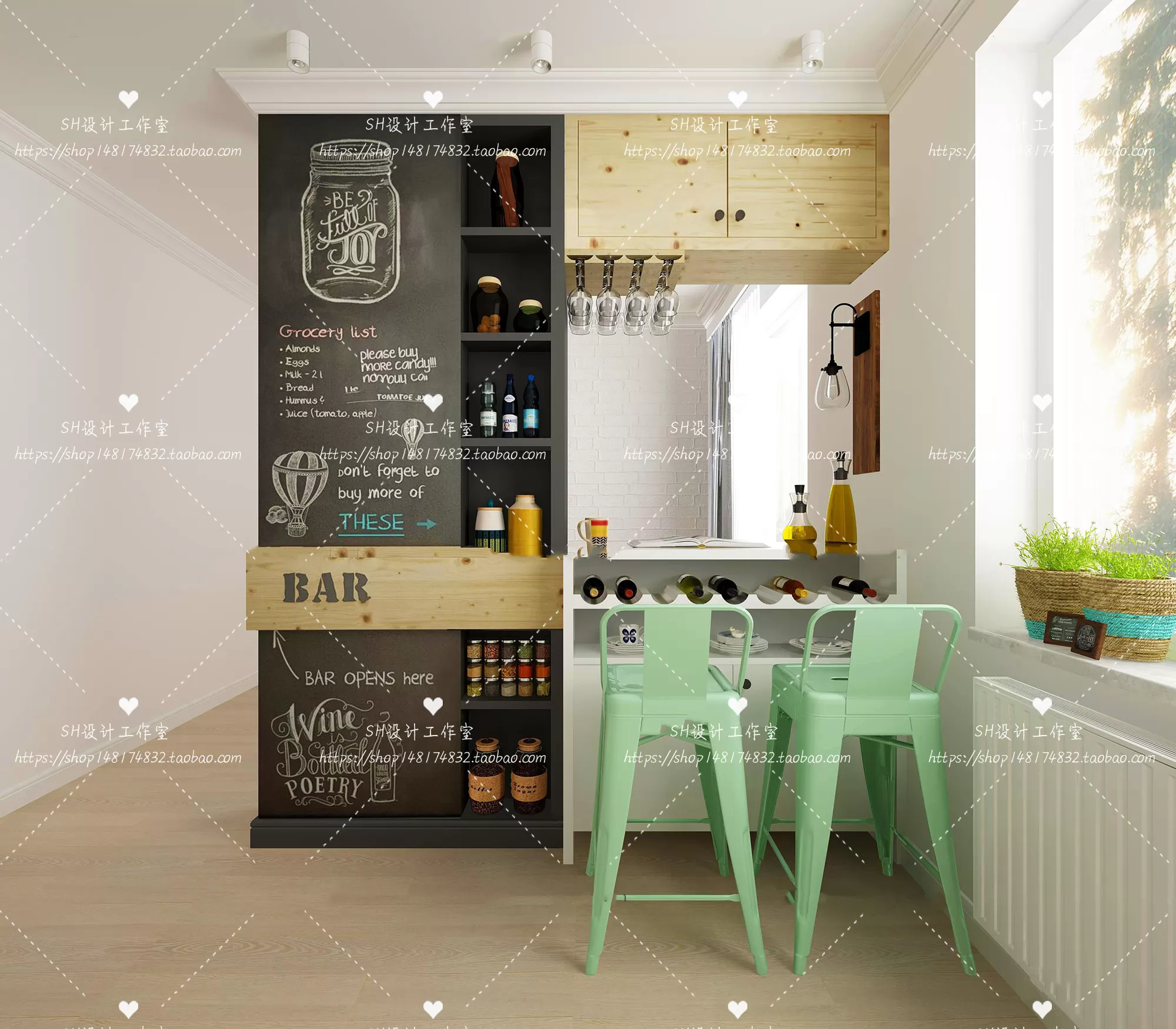 Kitchen Counters – 3D Models – 0034