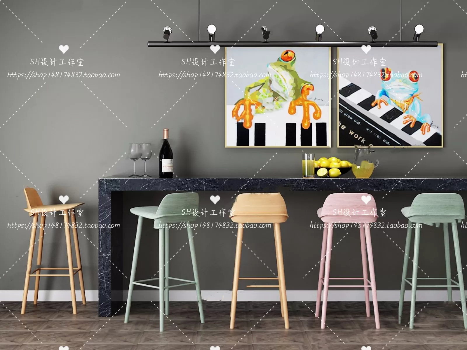 Kitchen Counters – 3D Models – 0055