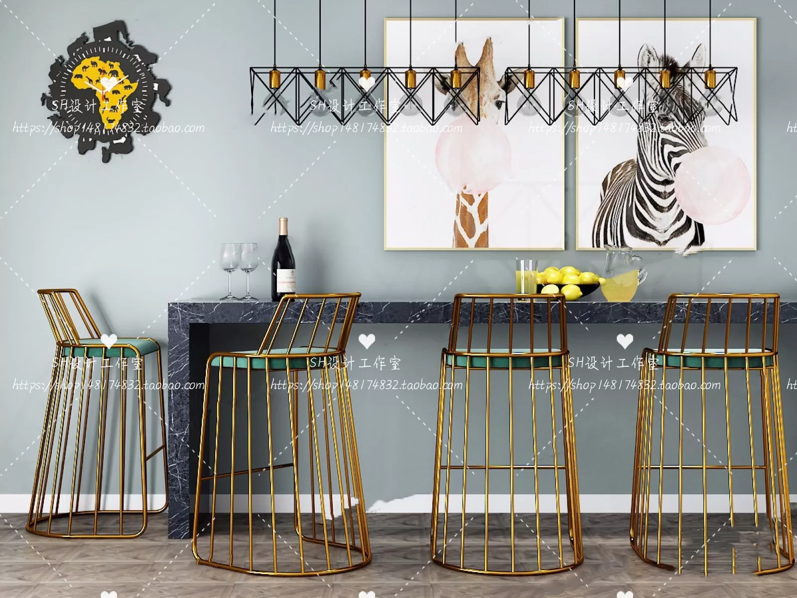 Kitchen Counters – 3D Models – 0056