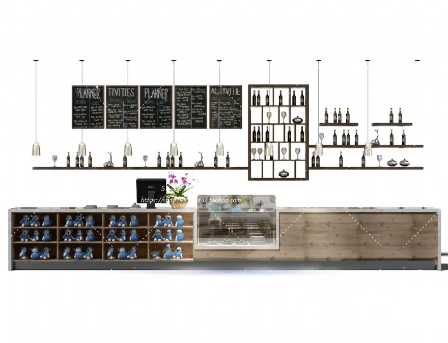 Kitchen Counters – 3D Models – 0058