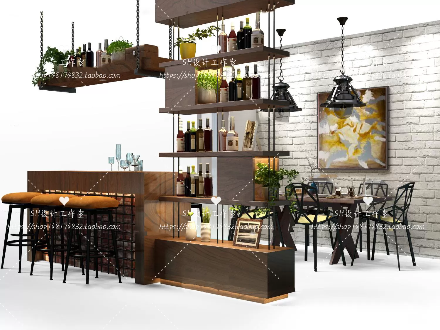 Kitchen Counters – 3D Models – 0059