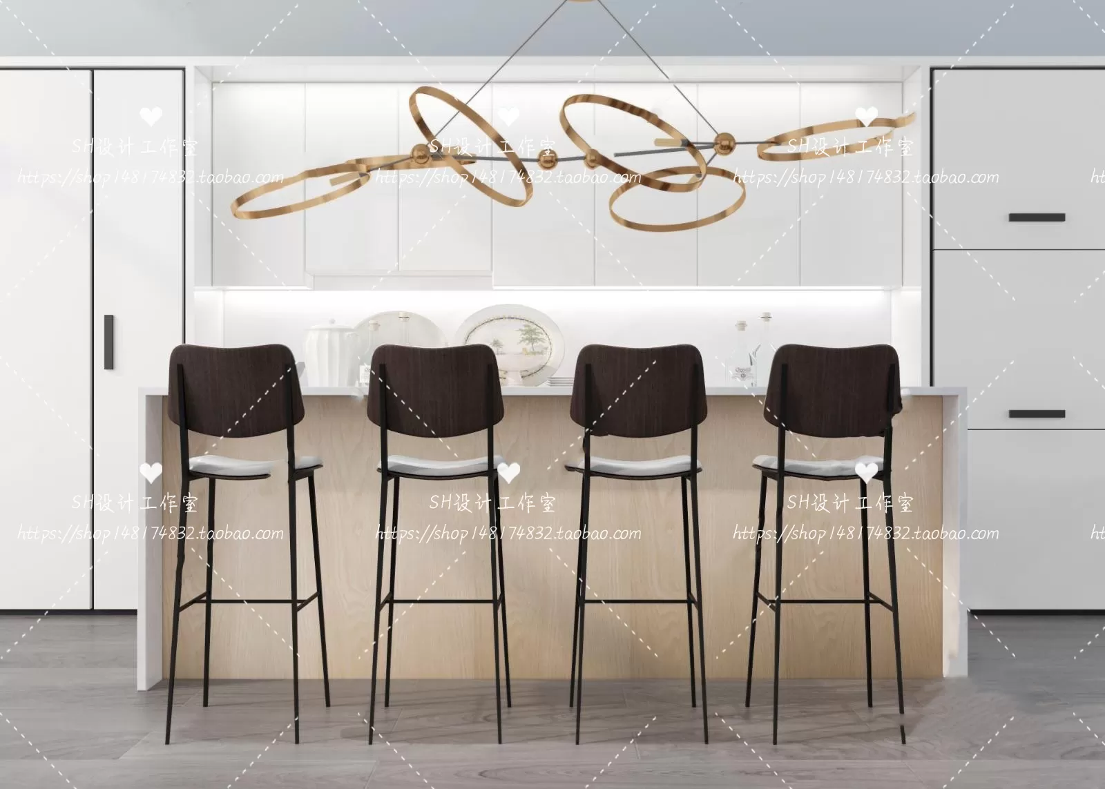 Kitchen Counters – 3D Models – 0067