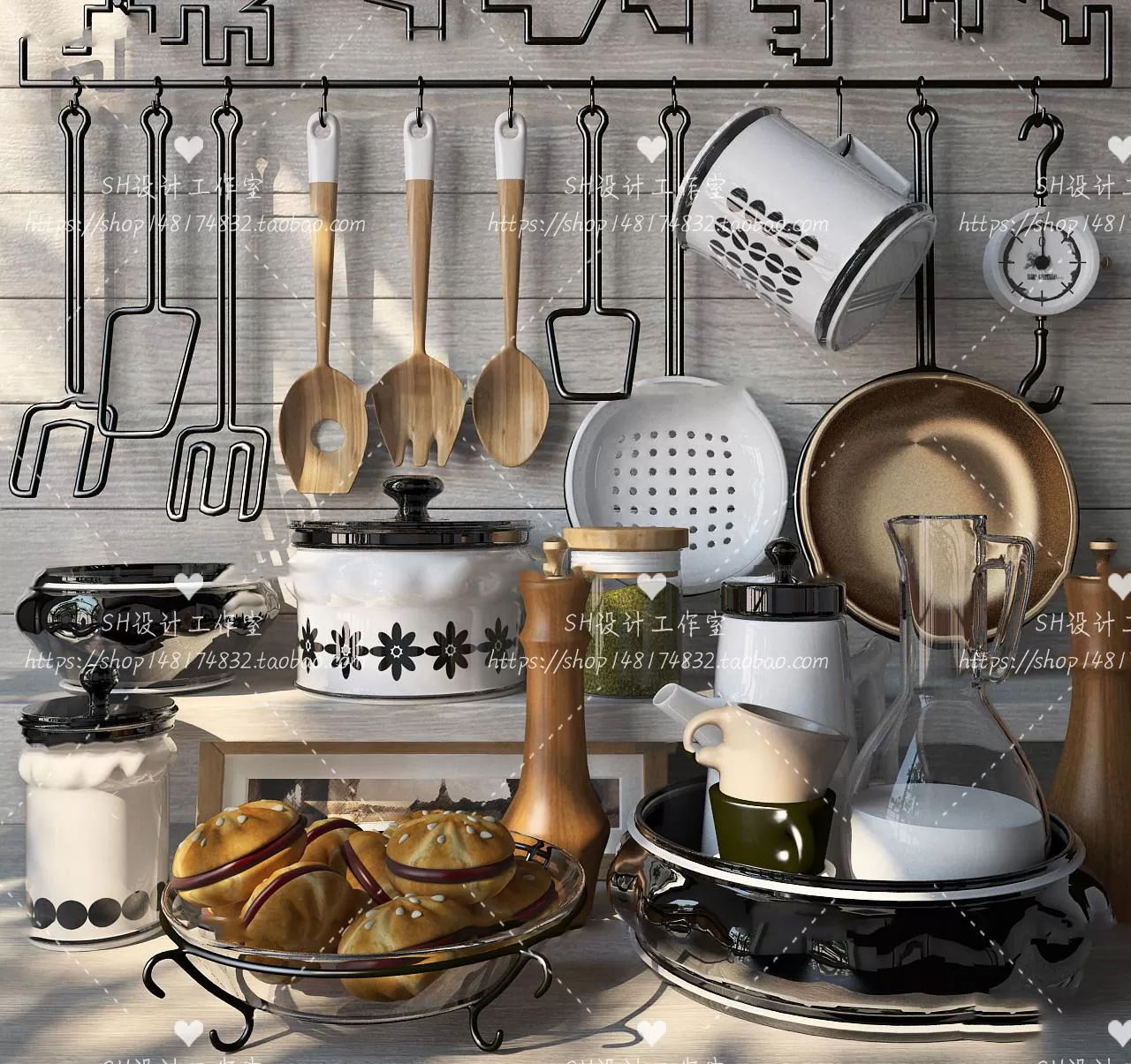 Kitchen Supplies – 3D Models – 0102