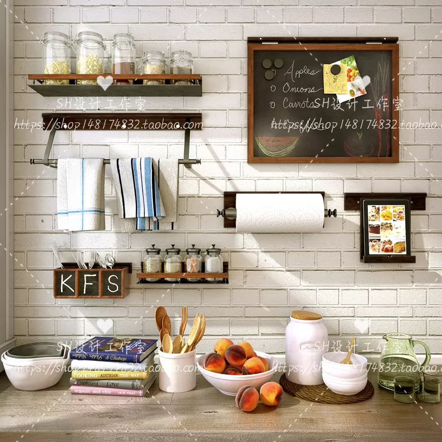 Kitchen Supplies – 3D Models – 0103