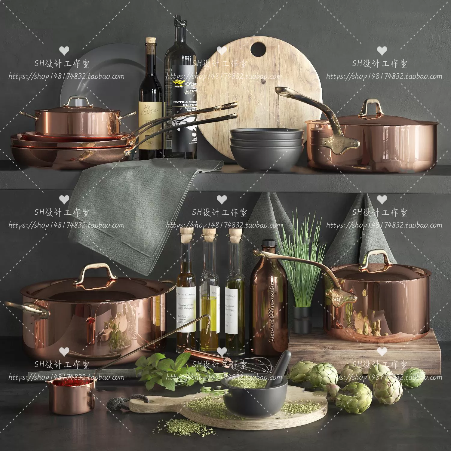 Kitchen Supplies – 3D Models – 0106