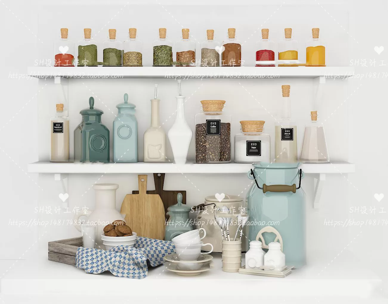 Kitchen Supplies – 3D Models – 0108