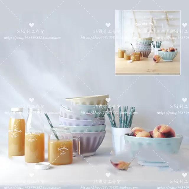 Kitchen Supplies – 3D Models – 0115