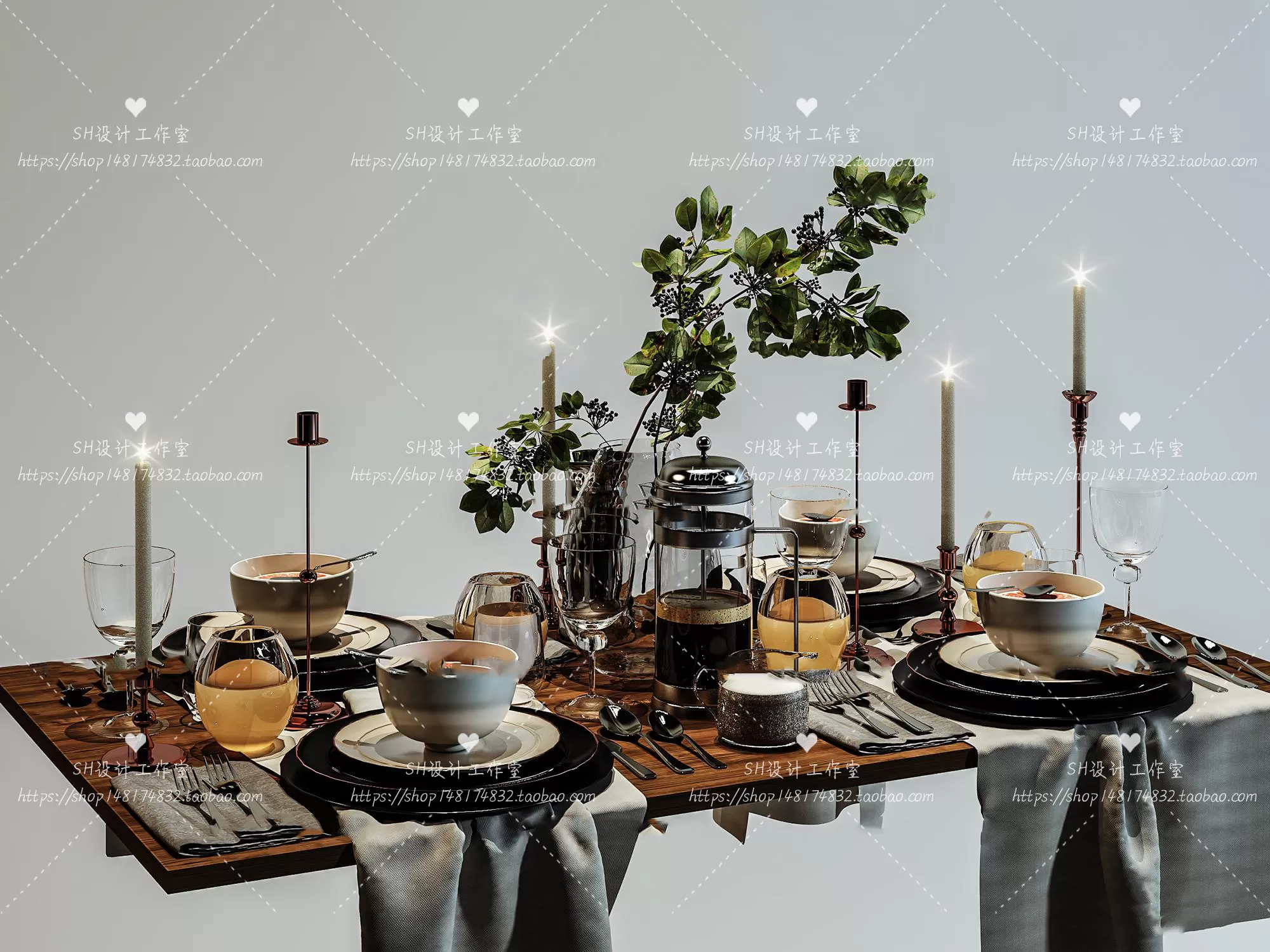 Kitchen Supplies – 3D Models – 0118