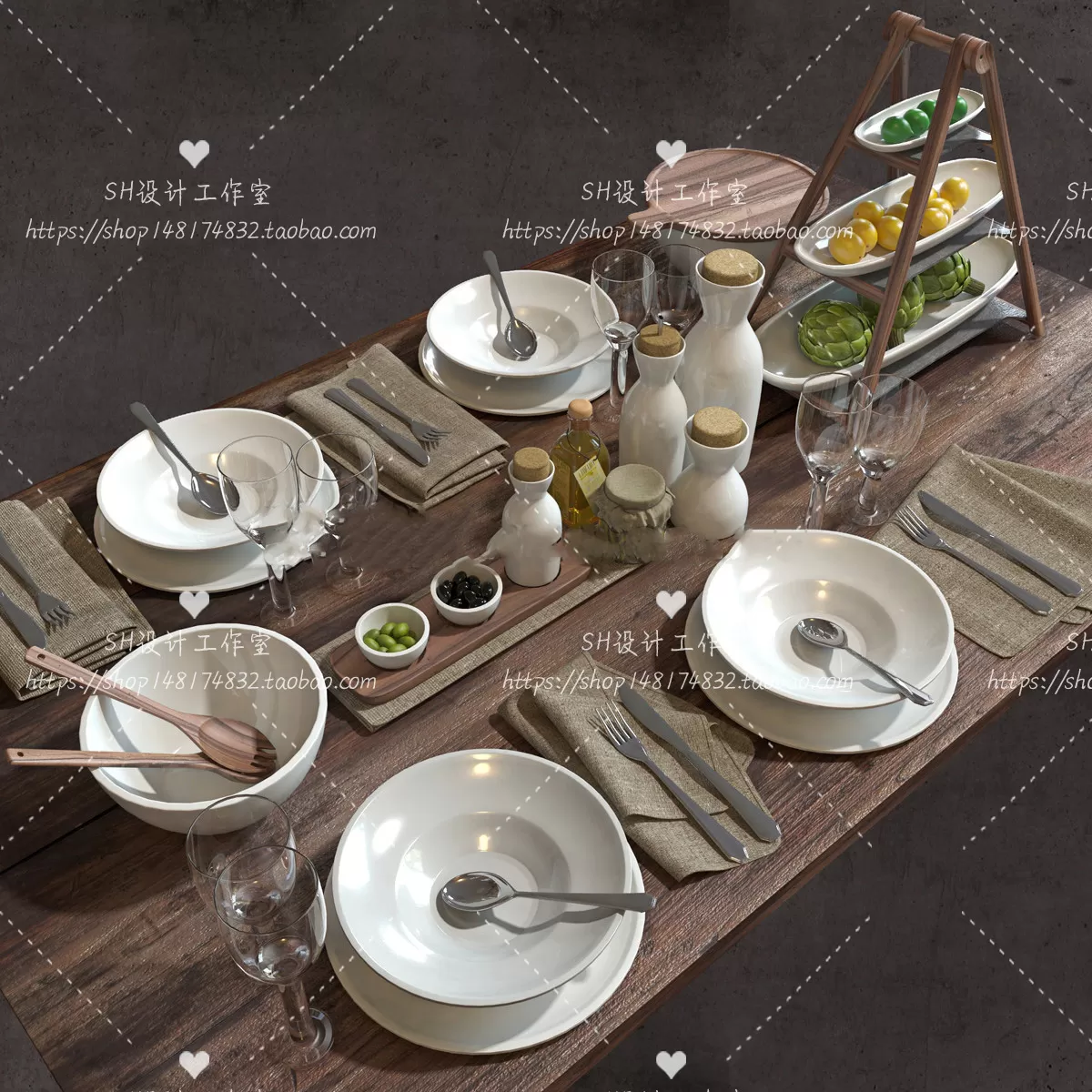 Kitchen Supplies – 3D Models – 0119