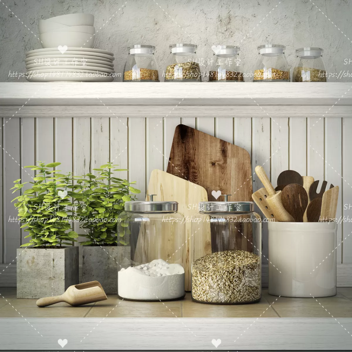 Kitchen Supplies – 3D Models – 0120